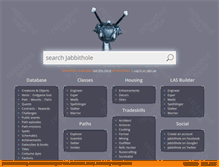 Tablet Screenshot of jabbithole.com